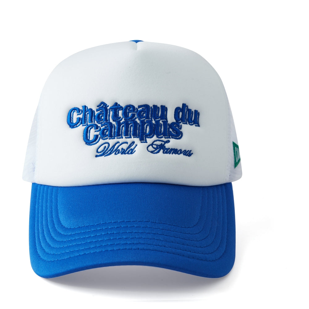 Chateau Trucker Snapback Hat (Blue)